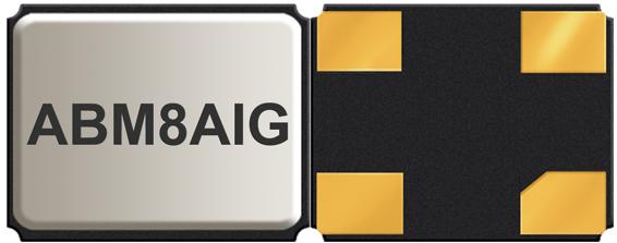 Abracon-ABM8AIG-12.000MHZ-12-2-T3 Quarze Crystal 12MHz ±20ppm (Tol) ±100ppm (Stability) 12pF FUND 100Ohm Automotive AEC-Q200 4-Pin Ultra Mini-CSMD T/R