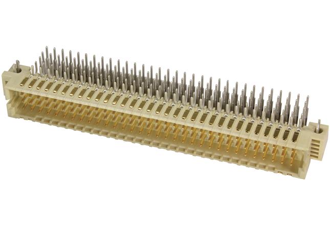 HARTING-02011601102 Blackplane del conector Conn DIN 41612 M 160 POS 2.54mm Solder RA Thru-Hole Tube