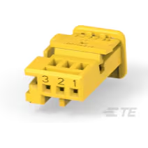 TE Connectivity-953697-4 Einzeladersteckverbinder, Gehäuse 3W MQS RCPT HSG POSI MATE