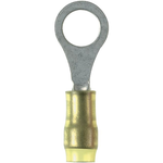 Ring Tongue Terminal 22-26AWG Copper Yellow 19.81mm Tin Loose