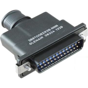 Glenair-289T008MT1D-NSK Adaptadores de manguitos ajustables Backshell 180° 1 Shell Size Nickel-PTFE Aluminum