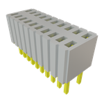 Conn Micro Socket Strip SKT 20 POS 1.27mm Solder ST Thru-Hole Tube
