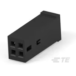 Conn Housing RCP 4 POS 2.54mm Crimp ST Cable Mount Black Package