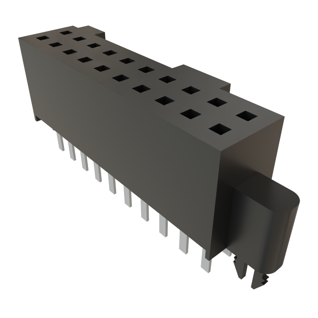 Samtec-SFML-110-03-L-D-LC Steckverbinderleisten und Leiterplattenbuchsen Conn Socket Strip SKT 20 POS 1.27mm Solder ST Top Entry Thru-Hole TIGER EYE™ Tube