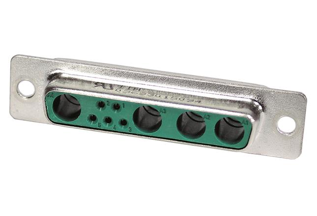 HARTING-09693015094 Steckverbinder, D-Sub Conn D-Sub F 5Signal/4Cavity POS Solder Cup ST Panel Mount 5 Terminal 1 Port