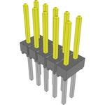 Conn Unshrouded Header HDR 10 POS 2.54mm Solder ST Top Entry Thru-Hole Bulk