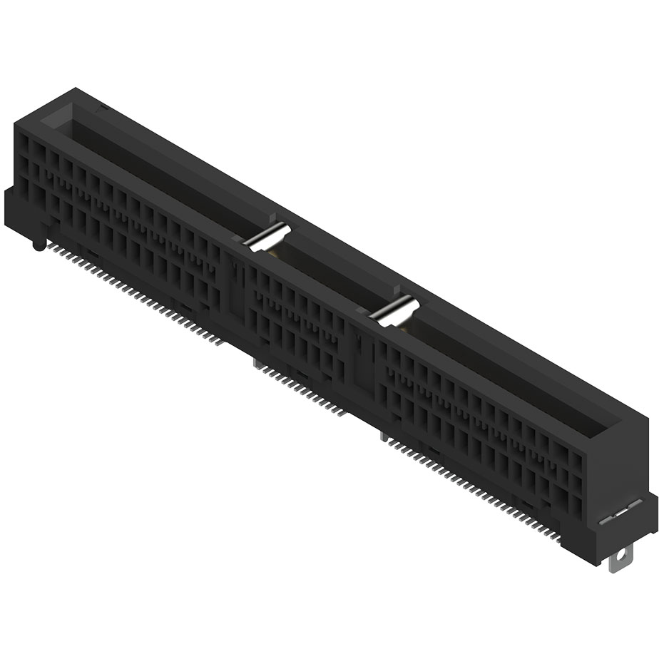 Molex-2066530084 Steckverbinder, Kartenrand 0.60mm Pitch Sliver Edge Card Connector, Vertical, 32 Gbps, 1.57mm PCB Thickness, 2C, 84 Circuits