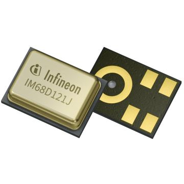 Infineon Technologies AG-IM68D121JV01XTMA1 Microphones Mic Omni-Directional -27dB 1.8V Rectangle Solder Pad