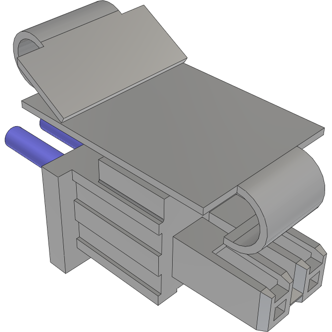Samtec-MMSST-02-24-L-03.25-S-K-M Cable Assembly AC Power Cable Assembly 0.082m Power 2 POS SKT Crimp 24AWG