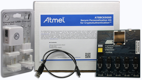 Microchip Technology-AT88CK9000-8TH Universal Programmers CryptoAuthentication Devices Multi Slot Programmer