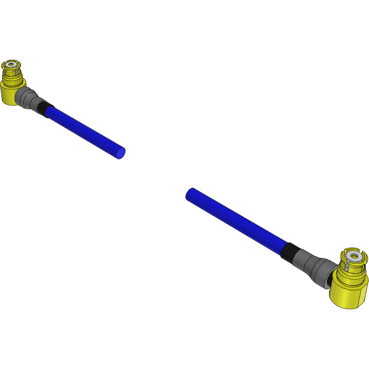 Samtec-RF405-00RJ7-00RJ7-0190 Kabelbaugruppen Koaxial Cable Assembly Coaxial 0.19m 24AWG SMP to SMP F-F Solutionator Bag