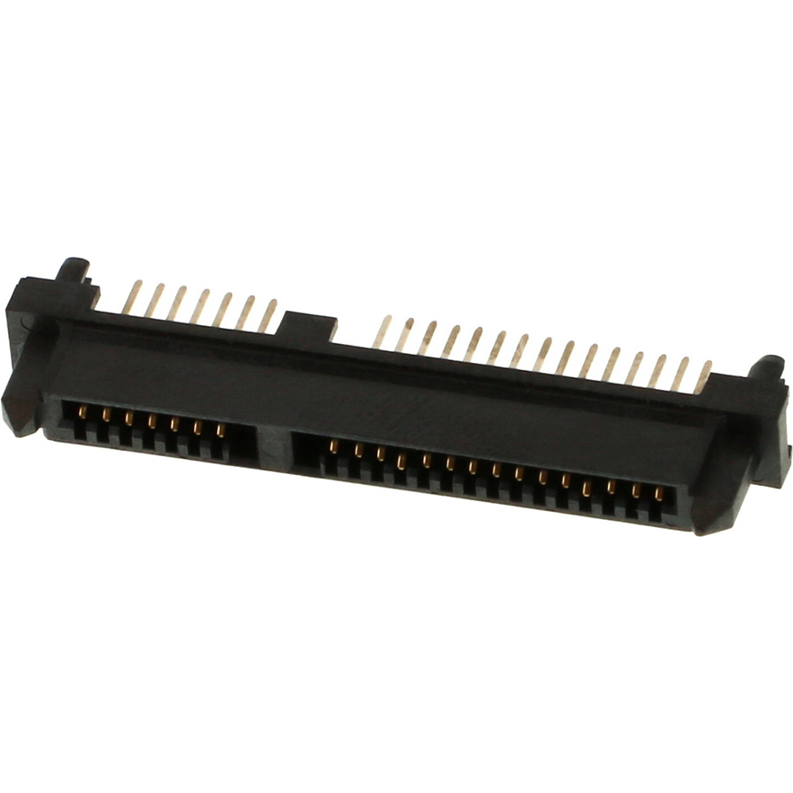 Molex-87779-1001 Conector SCSI Conn SATA RCP 15Power/7Signal POS 1.27mm Solder ST Thru-Hole 22 Terminal 1 Port Serial ATA Tray