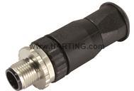 HARTING-21033191501 Steckverbinder, rund Conn M12 Circular PIN 5 POS Crimp ST Cable Mount 5 Terminal 1 Port