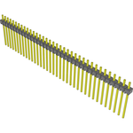 Conn Unshrouded Header HDR 36 POS 2.54mm Solder ST Top Entry Thru-Hole Bulk