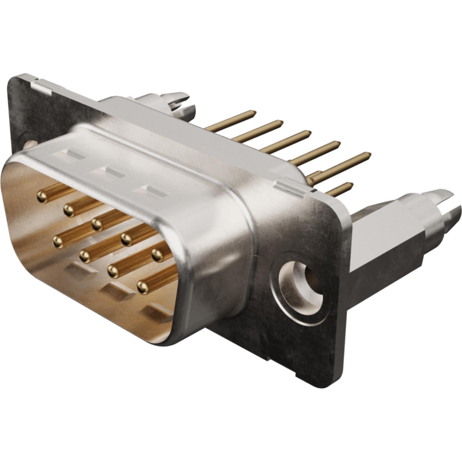 Molex-1731090356 Connector D-Subminiature Conn D-Sub M 9 POS 1.42mm Solder ST Thru-Hole 9 Terminal 1 Port Carton