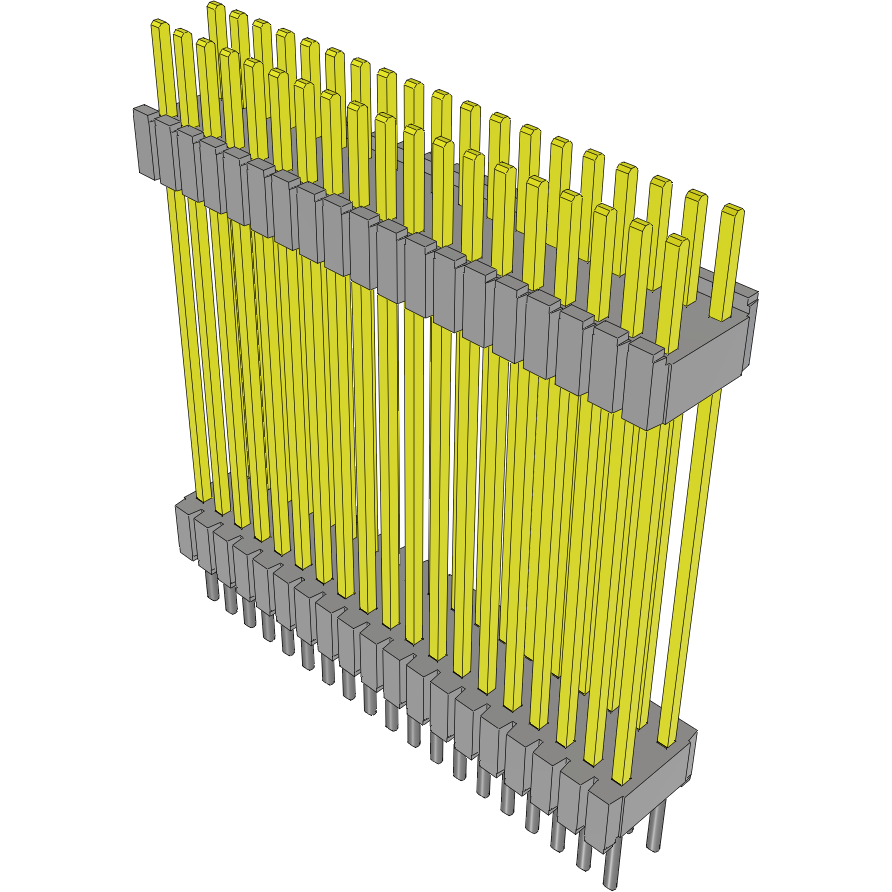 Samtec-DWM-19-61-S-D-810 Steckverbinderleisten und Leiterplattenbuchsen Conn Board Stacker HDR 38 POS 1.27mm Solder ST Thru-Hole Tube