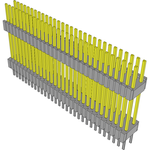 Conn Board Stacker HDR 60 POS 1.27mm Solder ST Thru-Hole Tube