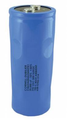 Illinois Capacitor-3186EC123U050AMA2 Kondensator, Aluminium Cap Aluminum Lytic 12000uF 50V -10% to 75% (50.8 X 79.4mm) Screw 1500h 85°C