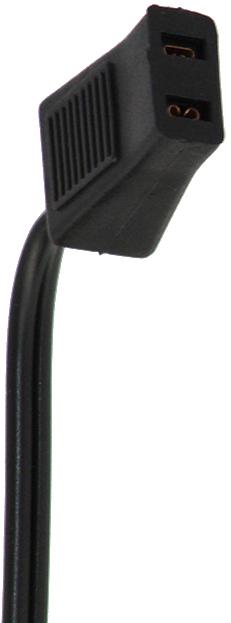 ORION FANS-C180-12 Cable Assembly AC Power Cable Assembly AC Power 0.304m Fan Terminal 2 POS F 18AWG