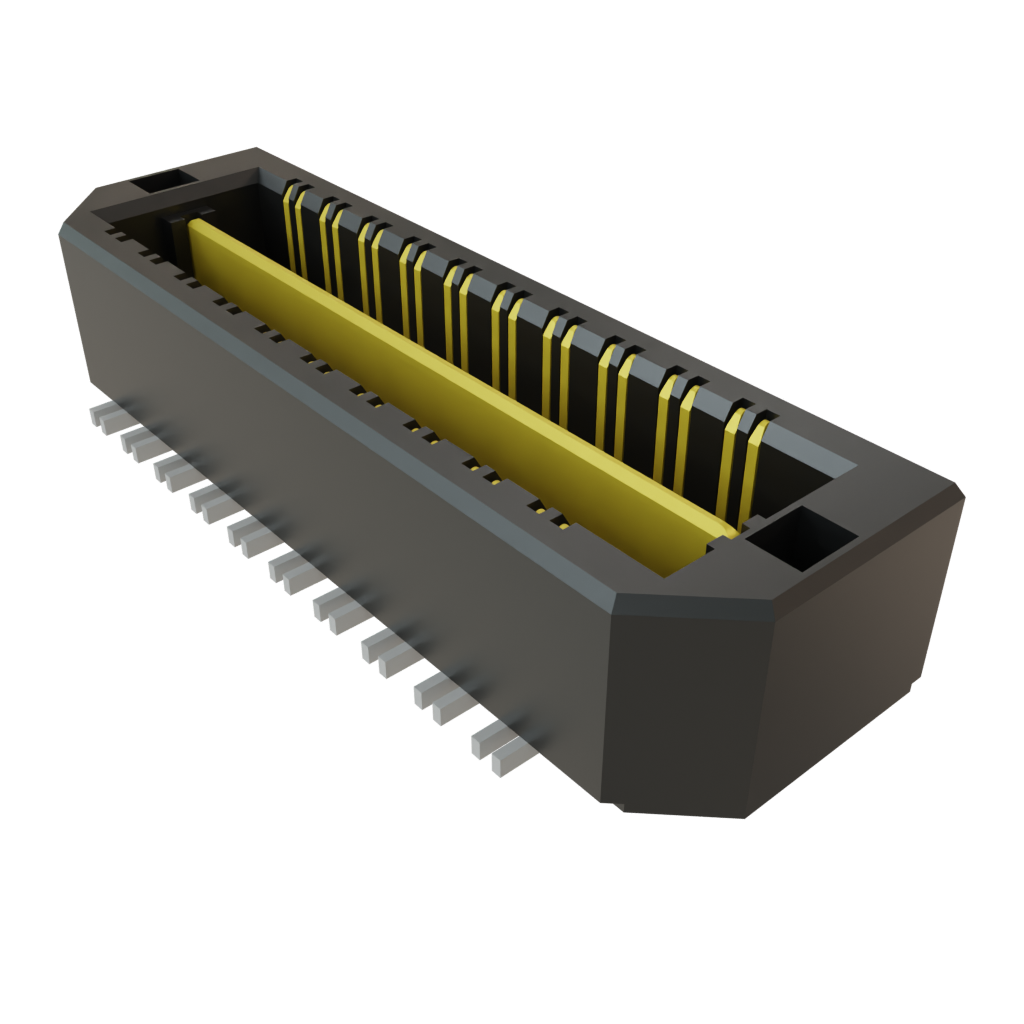 Samtec-QSH-020-01-C-D-DP-A Steckverbinderleisten und Leiterplattenbuchsen Conn Micro High Speed Socket Strip SKT 40 POS 0.5mm Solder ST Top Entry SMD Q Strip® Tray