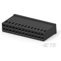 TE Connectivity-2-87456-2 Einzeladersteckverbinder, Gehäuse Conn Housing RCP 26 POS 2.54mm Crimp ST Cable Mount Black Bag