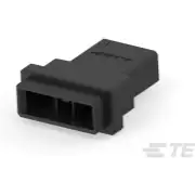 TE Connectivity-1-179552-3 Steckverbinder, rechteckig Housing for Male Terminals, Wire-to-Wire, 3 Position, 5.08mm Centerline, Crimp, 1 Row, Black
