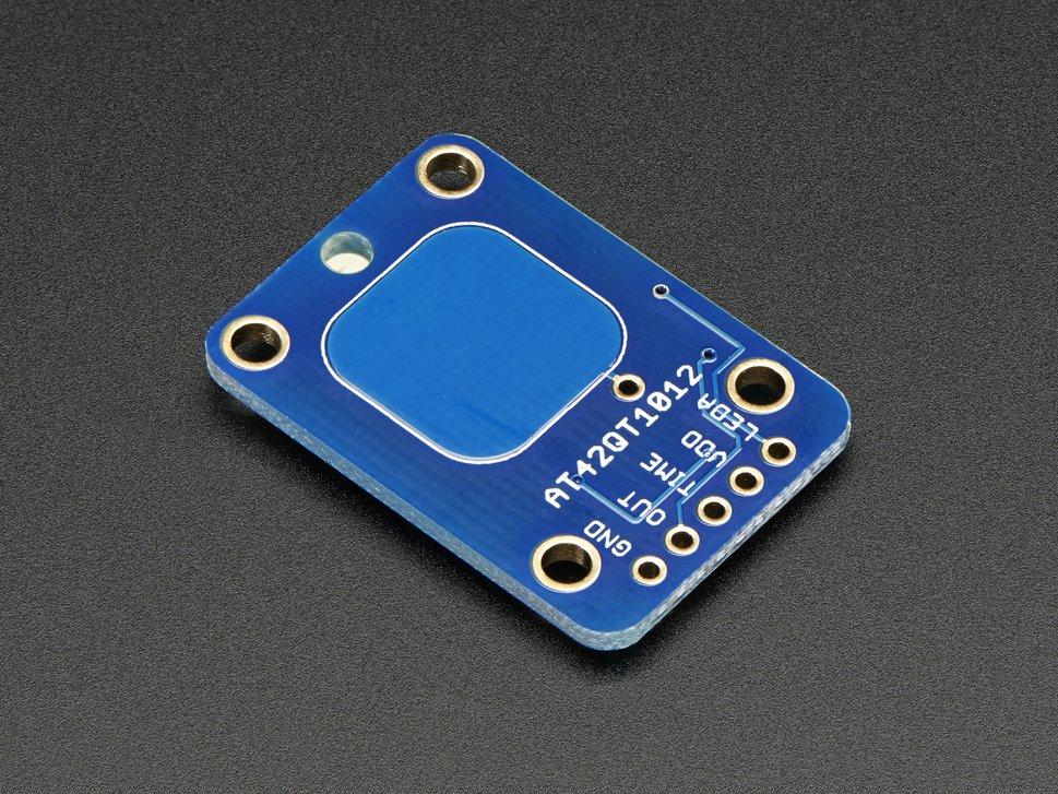 Adafruit Industries-1375 Placas y kits de desarrollo del sensor AT42QT1012 Touch Sensor Breakout Board