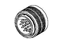 Molex-84750-1073 Steckverbinder, rund SPIRIT FRONT SHELL, 5 POSITIONS, SOCKET PLUG, SHELL SIZE 17