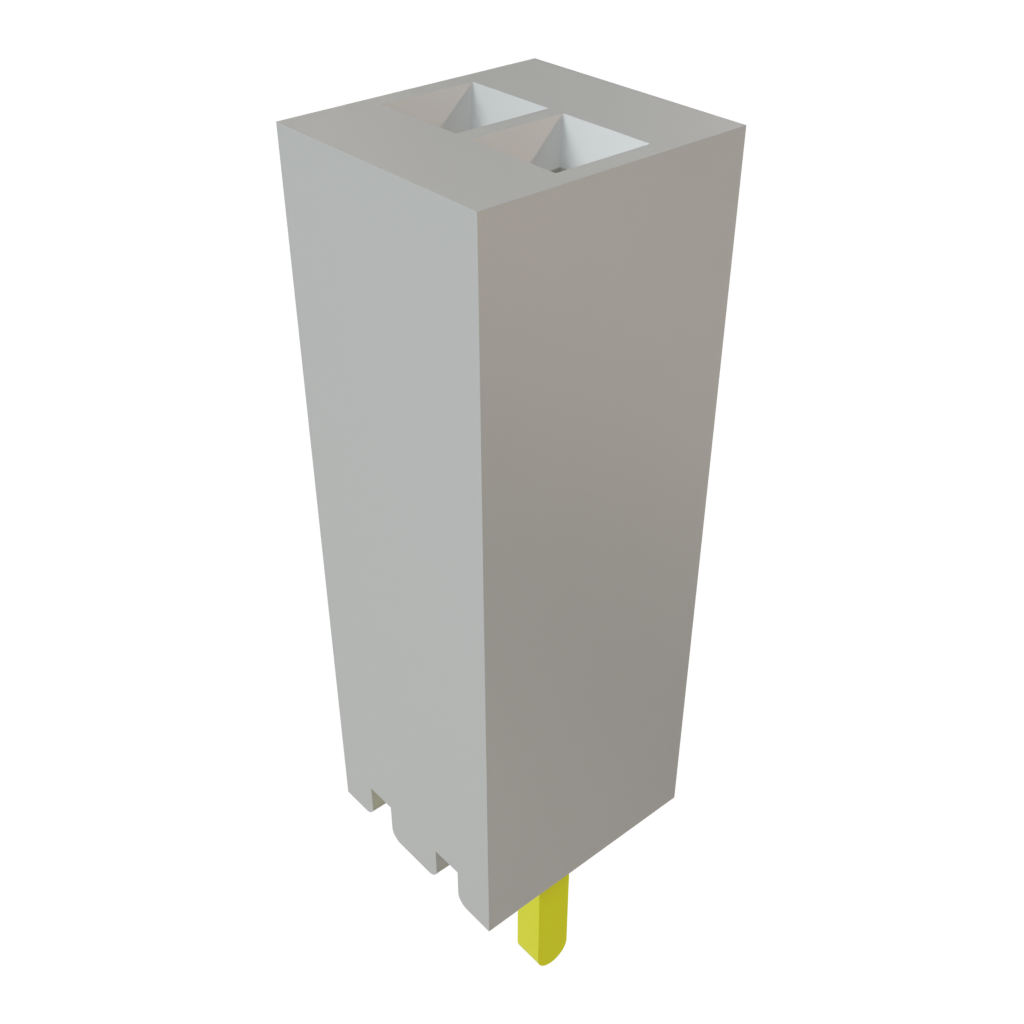 Samtec-SMS-102-01-G-S Steckverbinderleisten und Leiterplattenbuchsen Conn Socket Strip SKT 2 POS 1.27mm Solder ST Thru-Hole Bulk