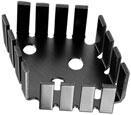 Boyd Corporation-501303B00000G Dissipateur thermique Heat Sink Passive TO-3 Shaped Basket Screw Mount Aluminum 12°C/W Black Anodized