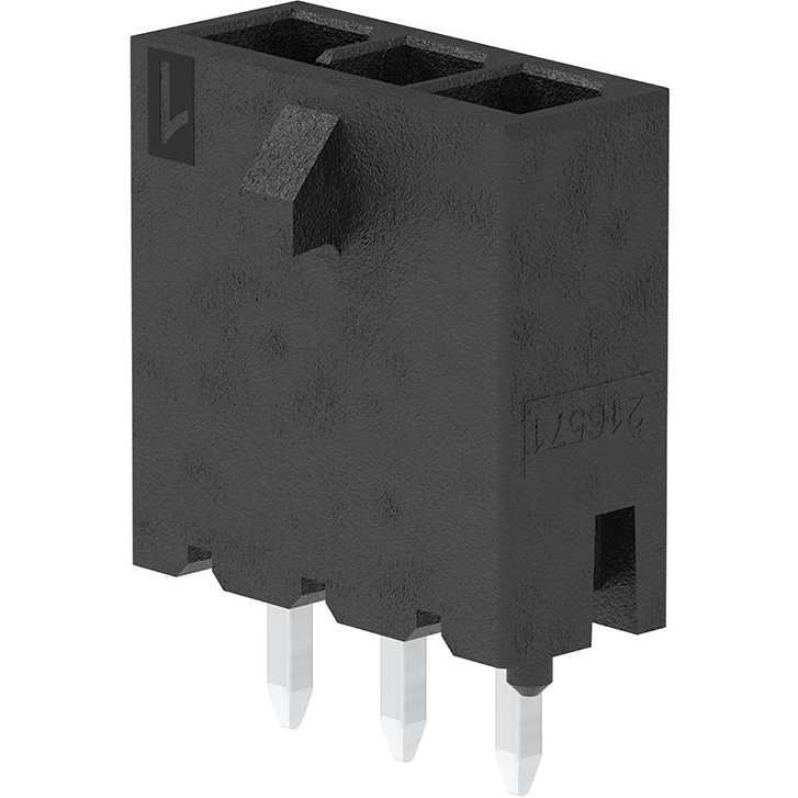 Molex-2165712004 Embases de raccordement et réceptacles PCB Conn Wire to Board HDR 4 POS 3mm Solder ST Top Entry Thru-Hole Tray