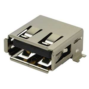 Same Sky (formerly CUI Devices)-UJ2-AH-1-SMT-TR Connector USB Conn USB 2.0 Type A RCP 4 POS 2mm/2.5mm Solder RA SMD 4 Terminal 1 Port T/R