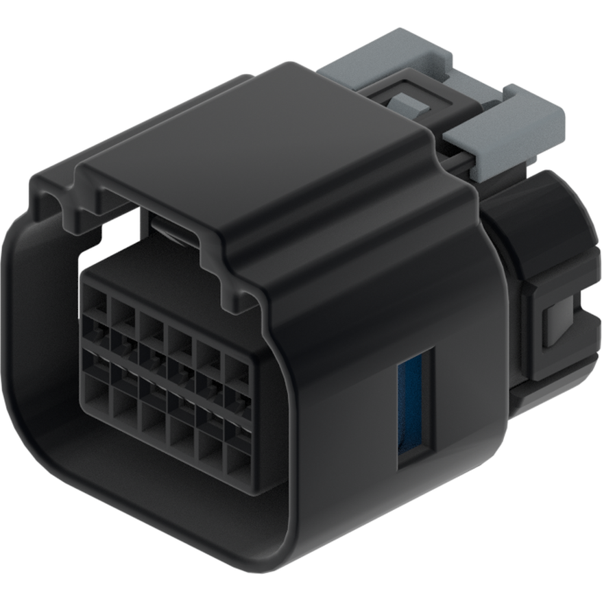 Delphi-33109284 Einzeladersteckverbinder, Gehäuse 12 Way F OCS 1.2 Sealed Connector Black