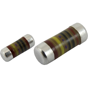 Vishay-MMB0207MC1004FB200 Widerstand, fest, Oberflächenmontage, einzeln Res Thin Film 0207(2309) 1M Ohm 1% 0.4W ±50ppm/°C Sulfur Resistant Melf Pad SMD T/R Medical