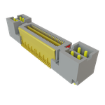 Conn Micro High Speed Terminal Strip HDR 8Power/32Signal POS 6.35mm/0.635mm Solder ST SMD/Thru-Hole Tray