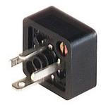 Lumberg-933111100 Conector rectangular Conn Rectangular M 3Signal/1Ground POS Solder ST Panel Mount