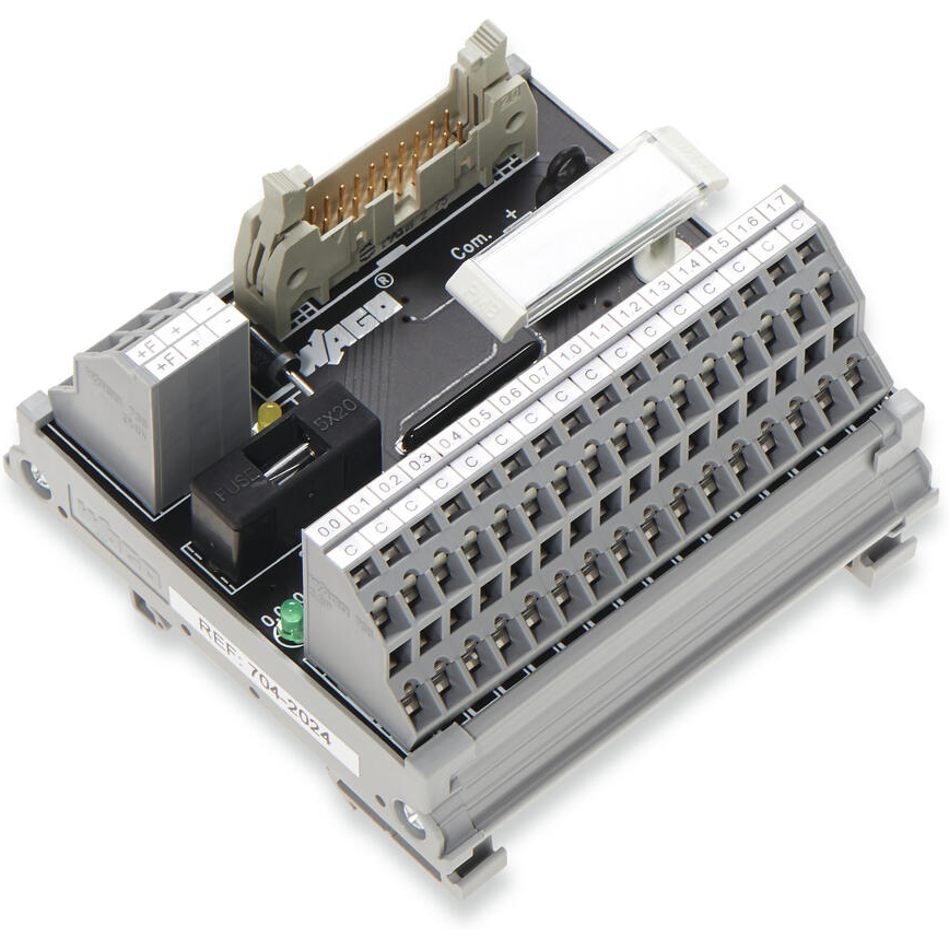 WAGO-704-2024 Schnittstellenmodule Interface Module for system wiring, Pluggable Connector per DIN 41651, Male Connector
