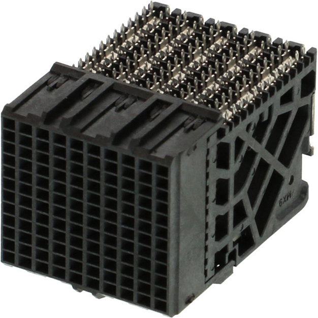 Molex-761601020 背板连接器 Conn Daughter Card RCP 120 POS 1.9mm Press Fit RA Thru-Hole Impact™ Tray