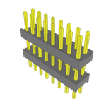 Conn Board Stacker HDR 16 POS 2.54mm Solder ST Top Entry Thru-Hole Bulk