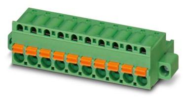 PHOENIX CONTACT-FKC 2.5/ 4-STF-5.08 BK Steckverbinder, Klemmenblöcke Conn Terminal Block F 4 POS 5.08mm Push-In Spring RA Panel Mount 12A Cardboard