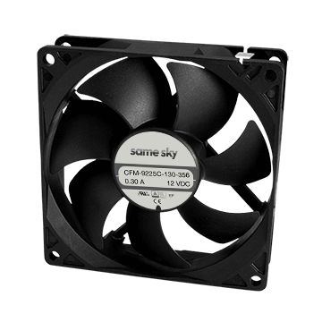 Same Sky (formerly CUI Devices)-CFM-9225C-230-356 Gebläse und Lüfter DC Fan Axial omniCOOL Bearing 24V 21.6V to 26.4V 50.13CFM 35.6dB 92 X 92 X 25mm