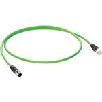 Cable Assembly Ethernet 5m 22AWG M12 Circular to RJ-45 4 to 4 POS M-M