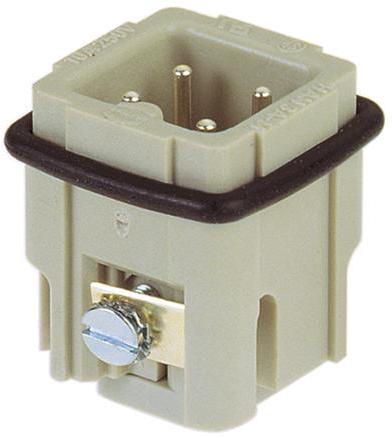 HARTING Technology Group-09200032611 Connector Rectangular Conn Rectangular M 3Signal/1Ground POS Screw ST Cable Mount Han® A