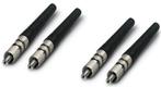 PHOENIX CONTACT-2799720 Steckverbinder, LWL F-SMA plug set for polymer fiber, for self assembly consisting of 4 quick mounting connectors with bend protection sleeve