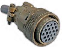 ITT Corporation-CA3106R10SL-4S-F97 Connecteur circulaire Conn Circular SKT 2 POS Crimp ST Cable Mount 2 Terminal 1 Port