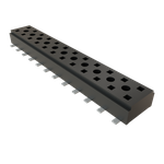 Conn Socket Strip SKT 24 POS 2mm Solder ST Top Entry SMD TIGER CLAW™ Tube