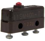 Honeywell-11SM401-T Action d’interrupteur à pression Switch Snap Action N.O./N.C. SPDT Pin Plunger 5A 250VAC 0.97N Screw Mount PC Turret