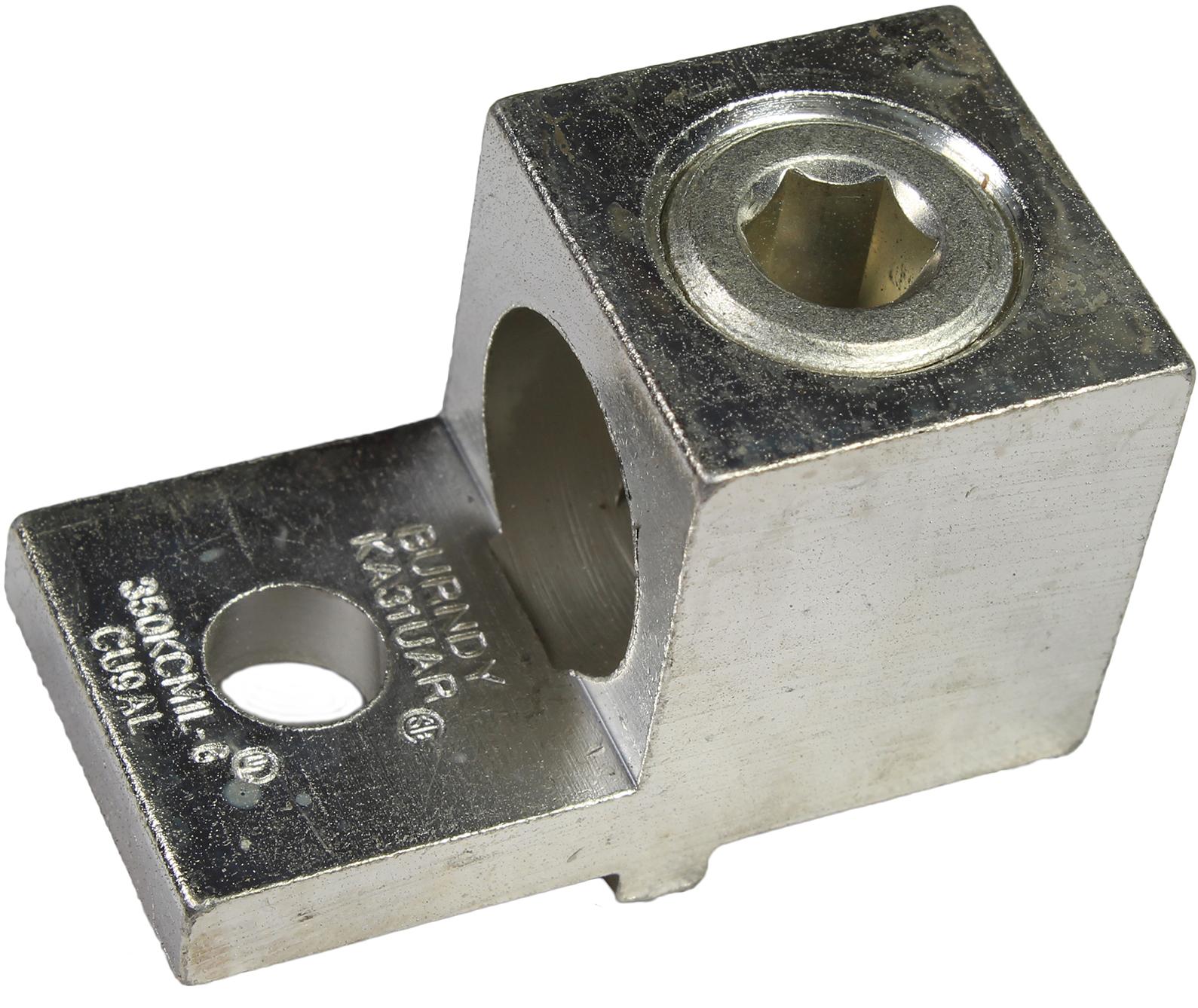 BURNDY-KA31UAR Terminali connettore Lug Terminal 6AWG Aluminum Alloy 48.51mm Tin Carton