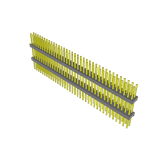 Conn Board Stacker HDR 72 POS 2.54mm Solder ST Top Entry Thru-Hole Bulk