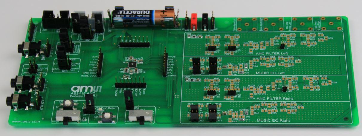 ams OSRAM-AS3415 EK-ST Cartes et kits de développement de circuit intégré d'amplificateur Evaluation Kit for AS3415